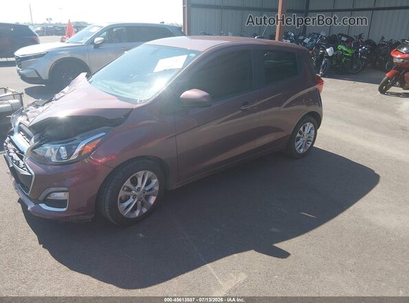 KL8CD6SA6MC738263 2021 CHEVROLET SPARK Фиолетовый Передняя левая четверть