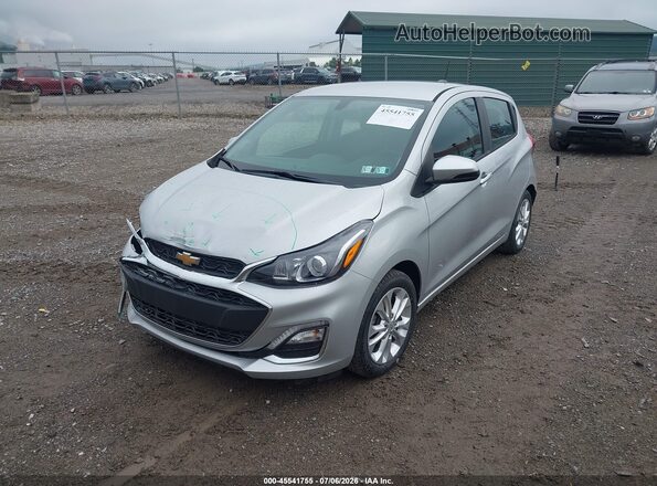 KL8CD6SA6MC744418 2021 CHEVROLET SPARK Silver Առջևի ձախ երեք քառորդ տեսարան