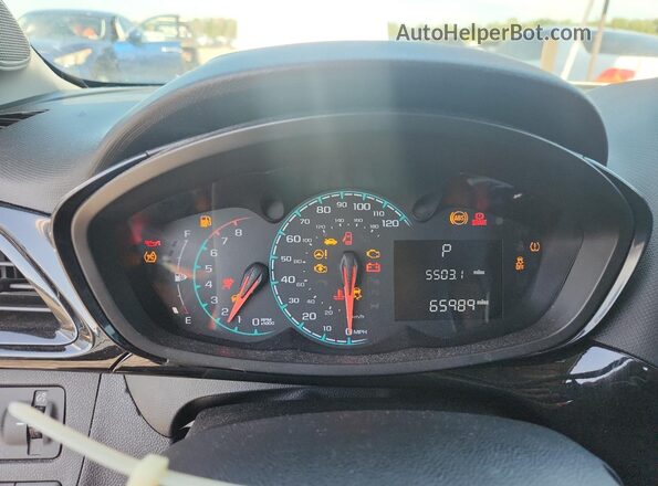 KL8CD6SA7HC735314 2017 CHEVROLET SPARK Серебряный Вид щитка приборов