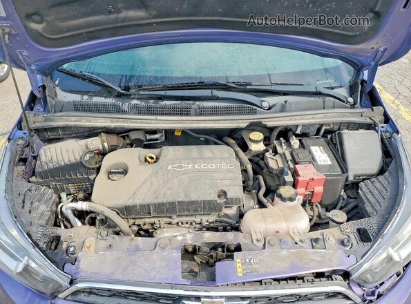 KL8CD6SA7HC823831 2017 CHEVROLET SPARK Purple Vista del compartimento del motor
