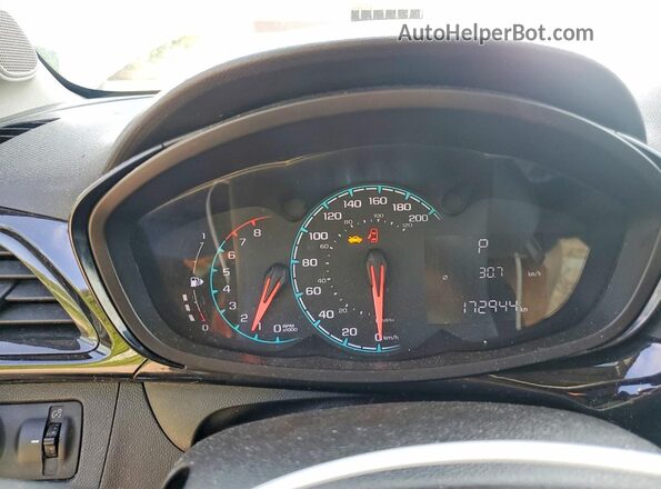 KL8CD6SA7JC465961 2018 CHEVROLET SPARK Silver Instrument cluster view