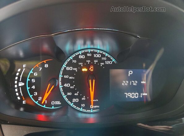 KL8CD6SA7NC015006 2022 CHEVROLET SPARK Blue Սարքավորումների վահանակի տեսք