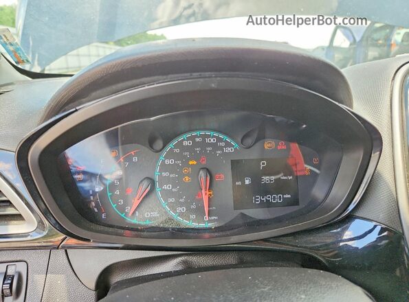 KL8CD6SA8KC718030 2019 CHEVROLET SPARK Black Вид щитка приладів