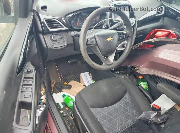 KL8CD6SA8KC742327 2019 CHEVROLET SPARK Pink Вид панелі приладів