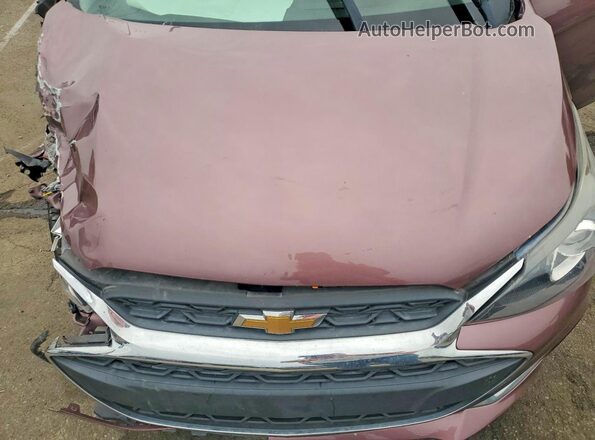 KL8CD6SA8KC742327 2019 CHEVROLET SPARK Pink Вид задньої частини салону
