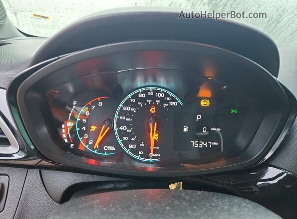 KL8CD6SA8MC744758 2021 CHEVROLET SPARK White Սարքավորումների վահանակի տեսք