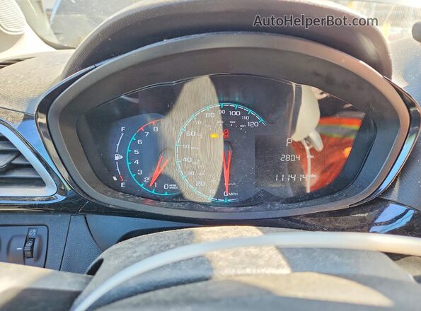 KL8CD6SA8NC021185 2022 CHEVROLET SPARK Black Vista del cuadro de instrumentos