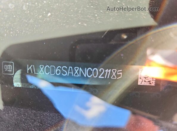 KL8CD6SA8NC021185 2022 CHEVROLET SPARK Black Vista del compartimento del motor