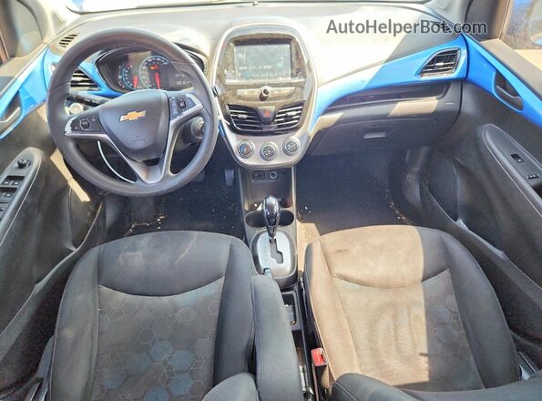 KL8CD6SA9GC566430 2016 CHEVROLET SPARK Blue Widok deski rozdzielczej