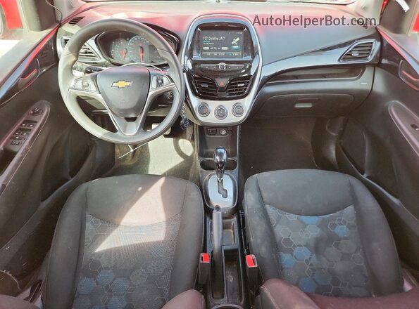 KL8CD6SA9GC579131 2016 CHEVROLET SPARK Red Vista del salpicadero