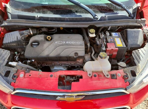 KL8CD6SA9GC579131 2016 CHEVROLET SPARK Red Vista interior trasera