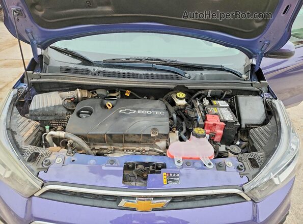 KL8CD6SA9HC822437 2017 CHEVROLET SPARK Purple Widok wnętrza z tyłu