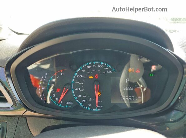 KL8CD6SA9MC712224 2021 CHEVROLET SPARK White Instrument cluster view