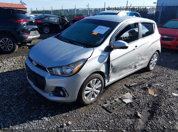 KL8CD6SAXHC790193 2017 CHEVROLET SPARK Серебряный Передняя левая четверть