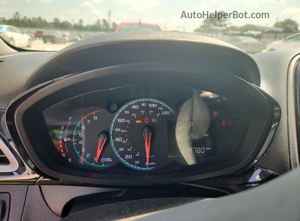 KL8CD6SAXKC701472 2019 CHEVROLET SPARK Black Вид щитка приладів