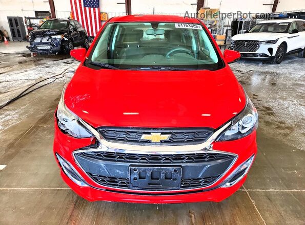 KL8CD6SAXLC458327 2020 CHEVROLET SPARK Red Vista frontal