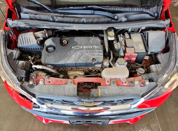 KL8CD6SAXLC458327 2020 CHEVROLET SPARK Red Vista interior trasera