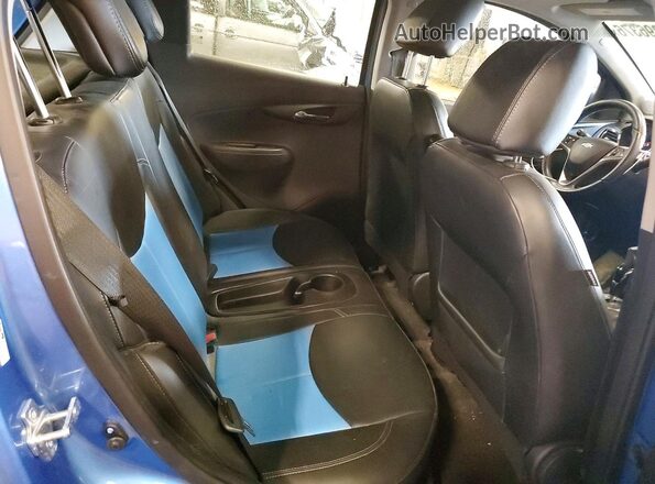 KL8CF6SA4JC438923 2018 CHEVROLET SPARK Blue Вид задніх сидінь