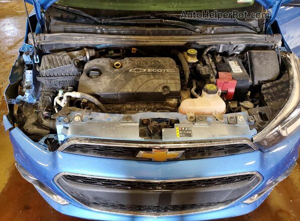 KL8CF6SA4JC438923 2018 CHEVROLET SPARK Blue Вид задньої частини салону