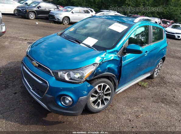 KL8CG6SA1KC732617 2019 CHEVROLET SPARK Blue Vista tres cuartos delantera izquierda