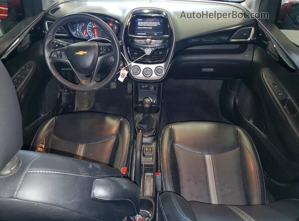 KL8CG6SAXKC747939 2019 CHEVROLET SPARK Red Вид панелі приладів