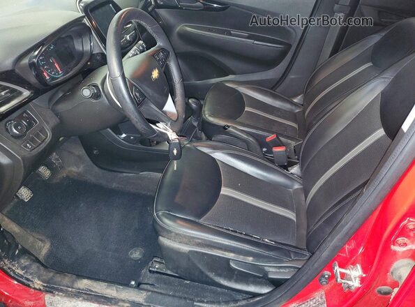 KL8CG6SAXKC747939 2019 CHEVROLET SPARK Red Вид салону спереду