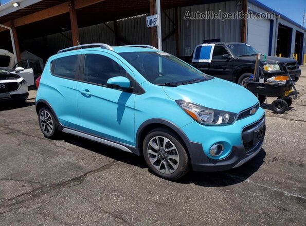 KL8CH6SA1MC227659 2021 CHEVROLET SPARK Blue Front right
