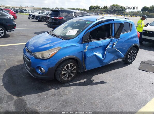 KL8CH6SA8JC460868 2018 CHEVROLET SPARK Blue Передня ліва чверть