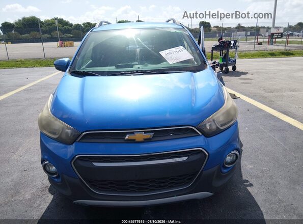 KL8CH6SA8JC460868 2018 CHEVROLET SPARK Blue Вид щитка приладів