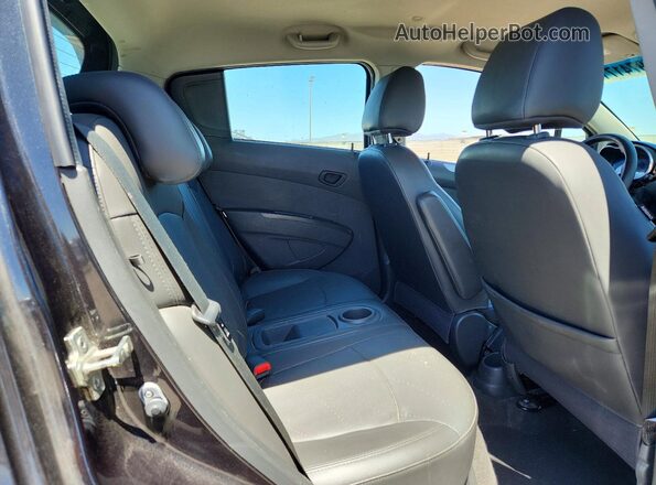 KL8CL6S02GC587436 2016 CHEVROLET SPARK Black Вид задніх сидінь