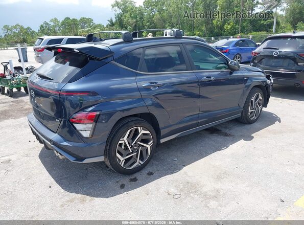 KM8HA3A32RU175166 2024 HYUNDAI KONA Синий Задняя правая четверть