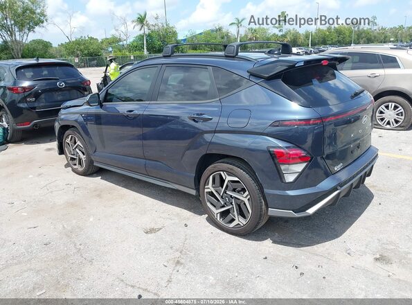 KM8HA3A32RU175166 2024 HYUNDAI KONA Синий Задняя левая четверть