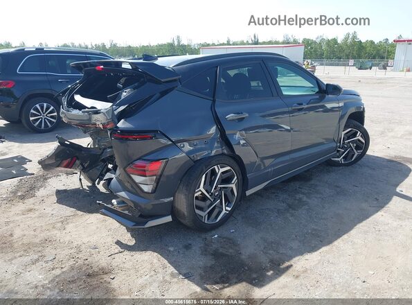 KM8HA3A34RU034678 2024 HYUNDAI KONA Gray Հետևի աջ