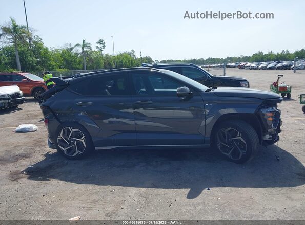 KM8HA3A34RU034678 2024 HYUNDAI KONA Gray Սալոնի 360 աստիճան տեսք