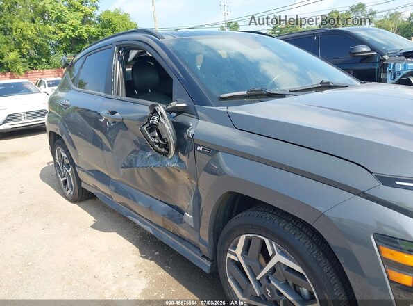 KM8HA3A39RU083097 2024 HYUNDAI KONA Gray Front view