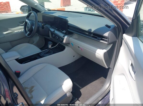 KM8HA3AB1RU088270 2024 HYUNDAI KONA Blue Front interior view