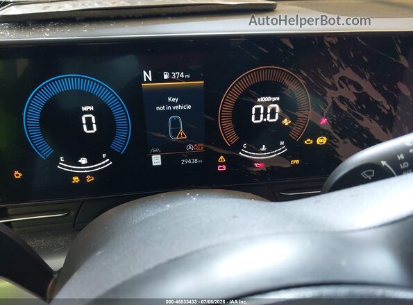 KM8HA3AB4RU103229 2024 HYUNDAI KONA Gray Вид задніх сидінь