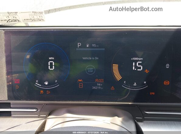KM8HA3AB5RU041825 2024 HYUNDAI KONA Black უკანა სავარძლების ხედი