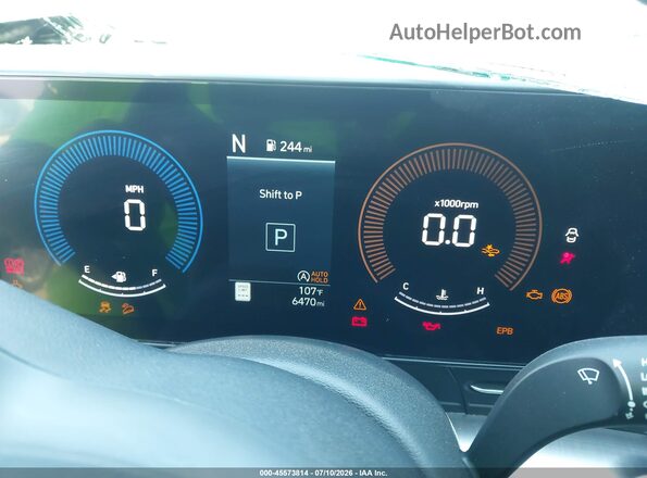KM8HA3AB6TU457213 2026 HYUNDAI KONA Gray Vista de los asientos traseros