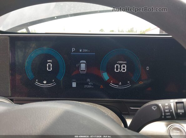 KM8HA3ABXRU176928 2024 HYUNDAI KONA Black Widok tylnych siedzeń
