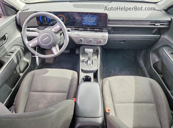 KM8HA3ABXSU196280 2025 HYUNDAI KONA Black Առջևի վահանակի տեսք