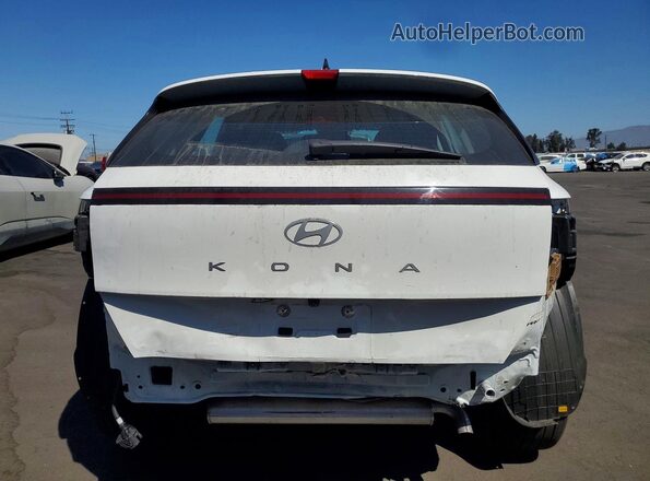 KM8HA3ABXSU268367 2025 HYUNDAI KONA White Вид ззаду