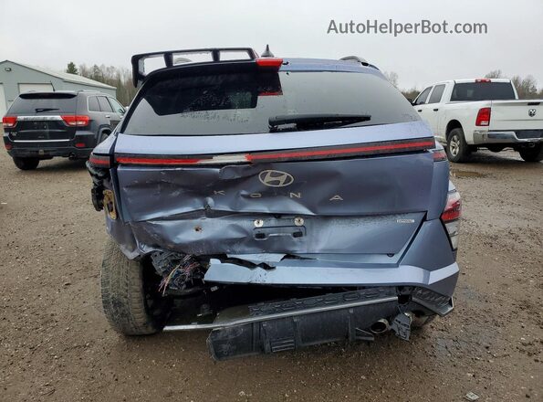 KM8HACA34RU177792 2024 HYUNDAI KONA Blue უკანა ხედი