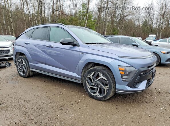 KM8HACA34RU177792 2024 HYUNDAI KONA Blue წინა მარჯვენა