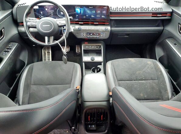 KM8HACA34RU177792 2024 HYUNDAI KONA Blue წინა პანელის ხედი