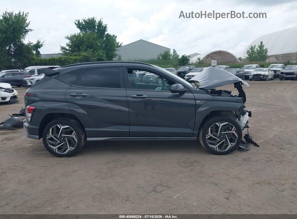 KM8HACA35RU069133 2024 HYUNDAI KONA Gray Вид задньої частини салону