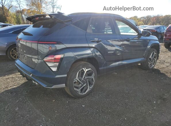 KM8HACA39RU086890 2024 HYUNDAI KONA Blue Trasero derecho