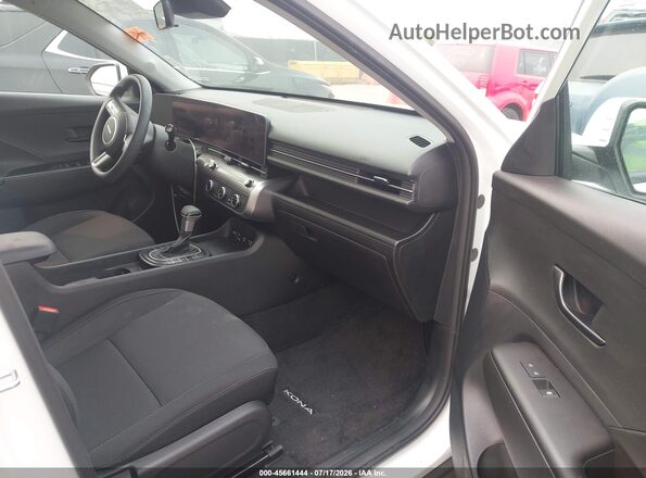 KM8HACAB0SU201969 2025 HYUNDAI KONA White Front interior view
