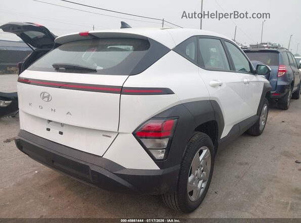 KM8HACAB0SU201969 2025 HYUNDAI KONA White Rear right