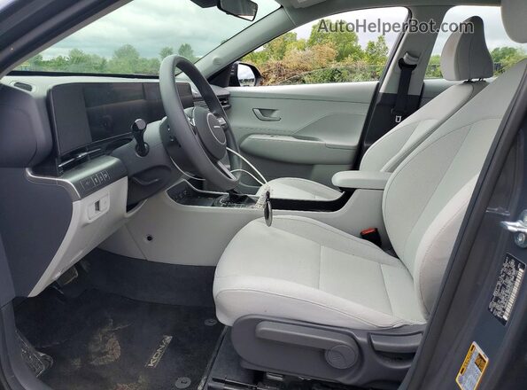 KM8HACAB2RU050711 2024 HYUNDAI KONA Gray წინა სალონის ხედი